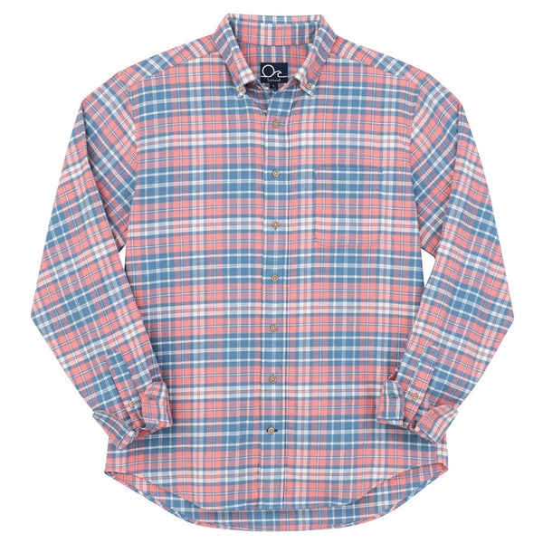 Oyster Flannel - Red Plaid