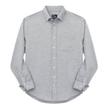 Oyster Chambray Shirt - Heather Grey Long Sleeve