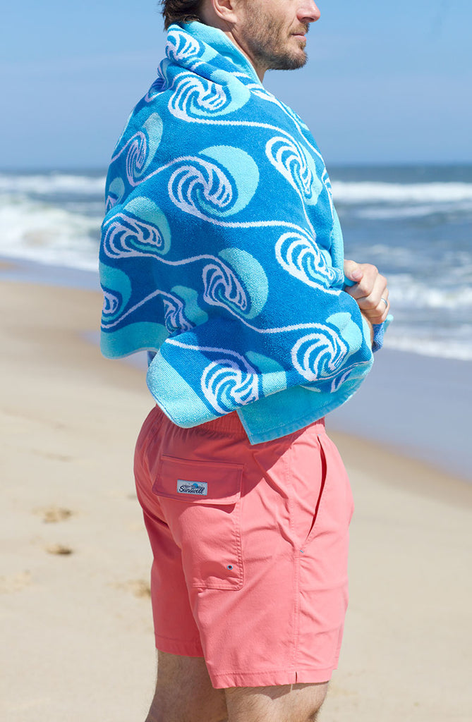 NEW! Swell Beach Towel - Lt. Blue